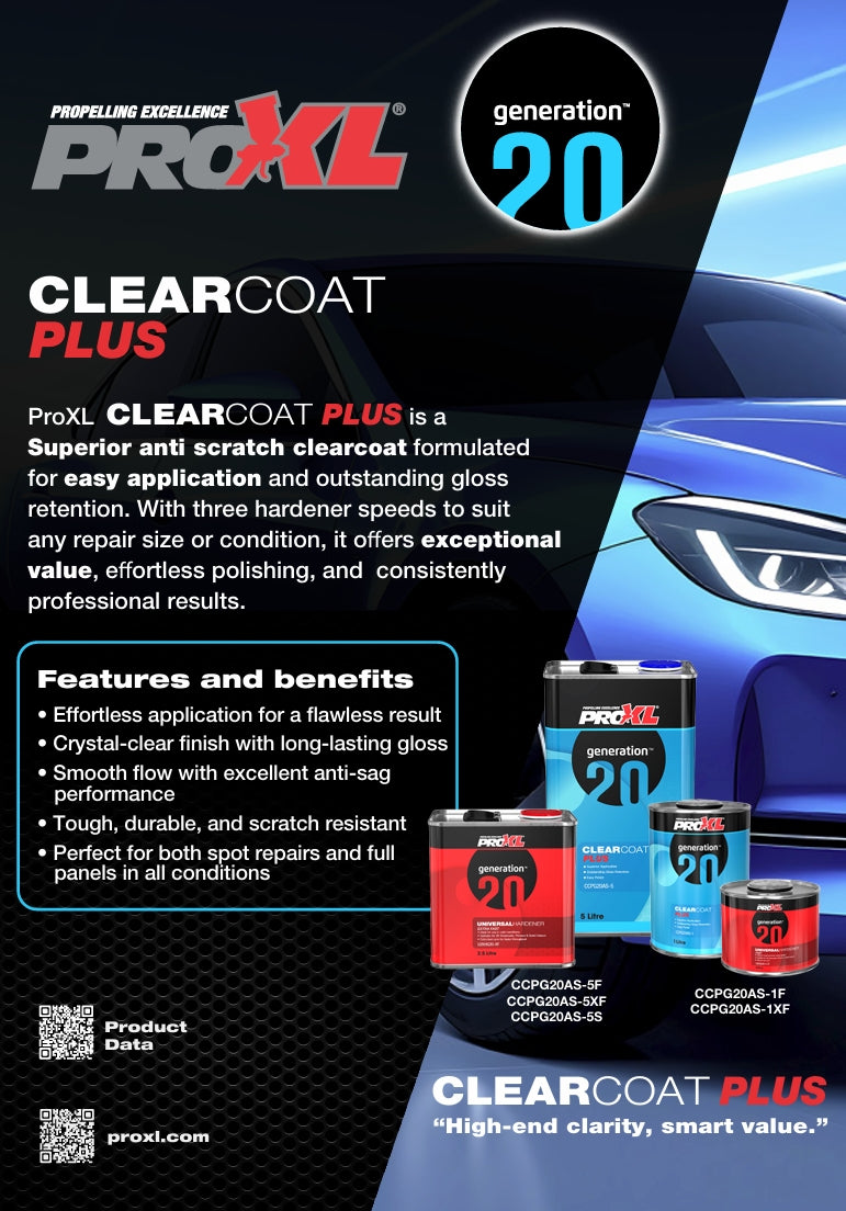 PROXL CLEARCOAT PLUS KIT (7.5LTR KIT)