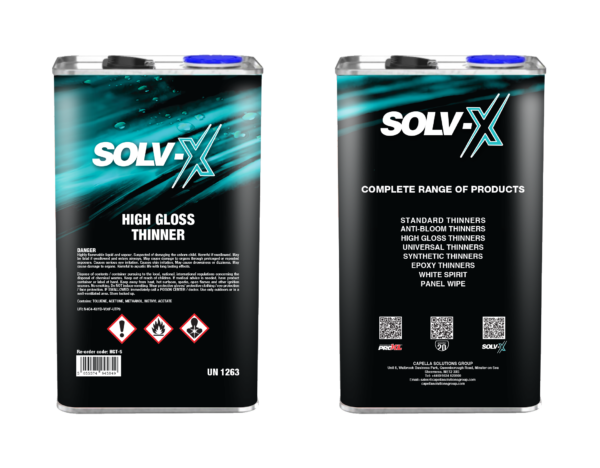 5ltr Solv-X High Gloss Thinners