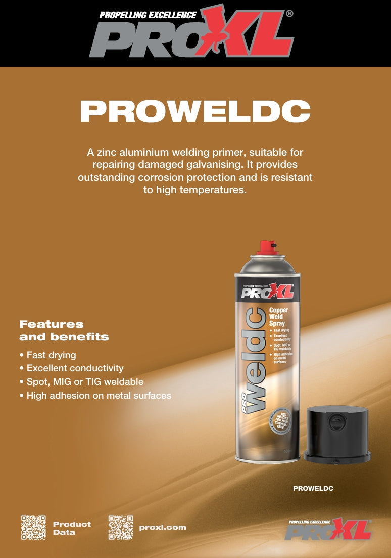 PROXL ProWeldC Copper Welding Primer Aerosol (500ml)