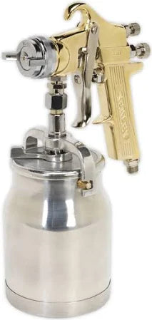 Workshop Gold Series Suction Feed Spray Gun 1.8mm Set-Up