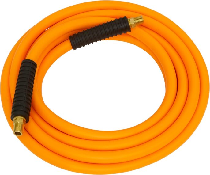 SEALEY 5mtr High-Visibility Hybrid Air Hose with 1/4"BSP Unions 5m x 10mm