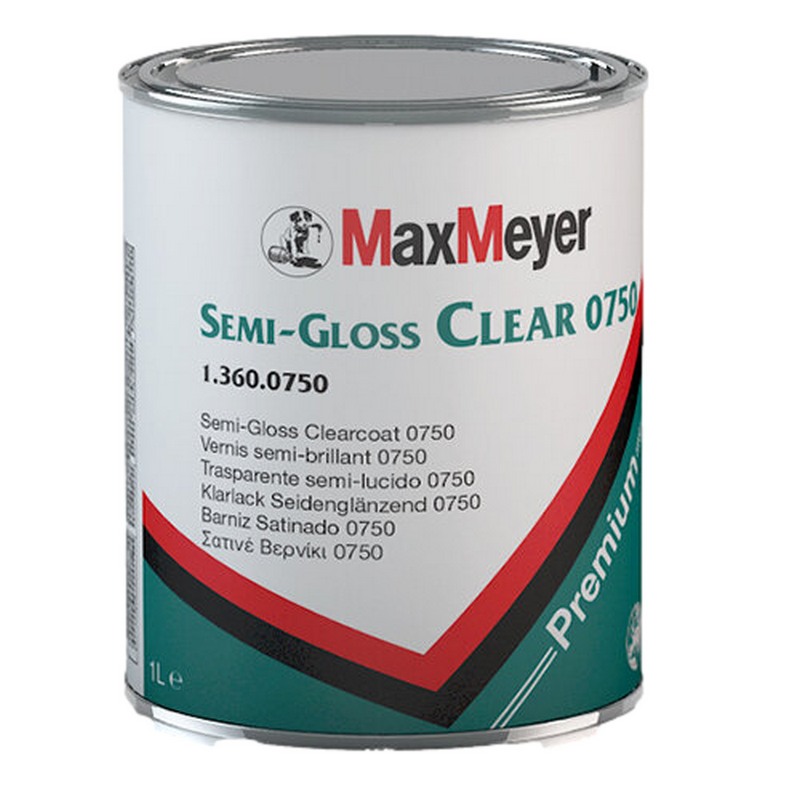 1ltr Max Meyer Semi-Gloss Clearcoat 0750