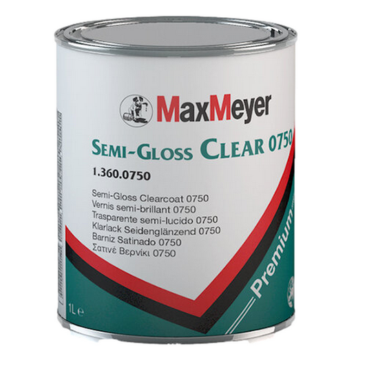 1ltr Max Meyer Semi-Gloss Clearcoat 0750