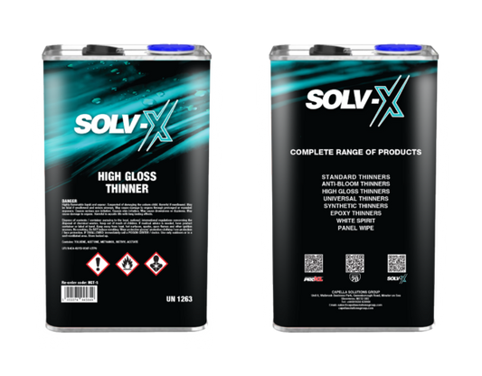 5ltr Solv-X High Gloss Thinners