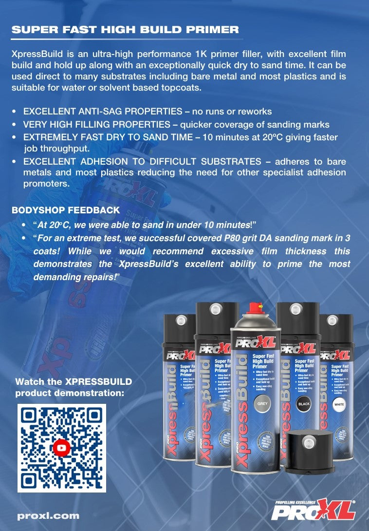 PROXL XPRESSBUILD ULTRA-FAST HIGH BUILD PRIMER Super High Build Primer Filler Aerosol