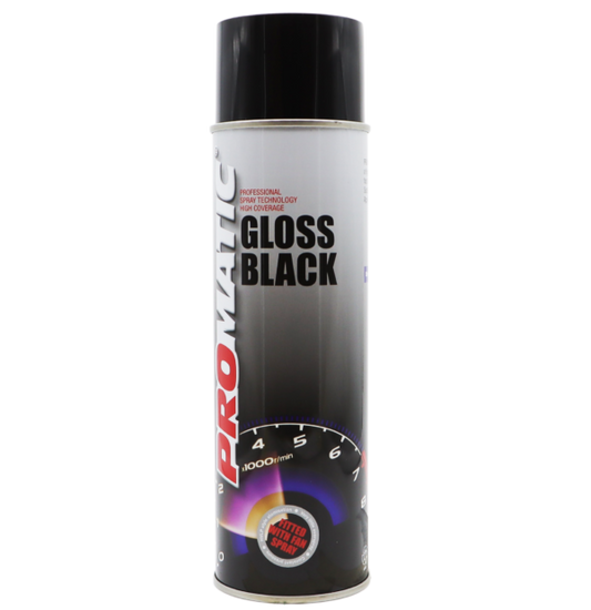 ProMatic Gloss Black Aerosol (500ml)