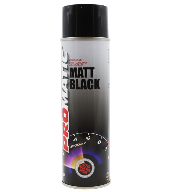 ProMatic Matt Black Aerosol (500ml)