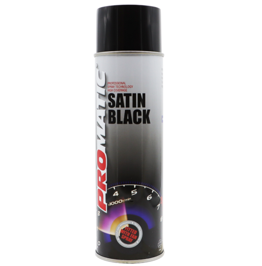 ProMatic Satin Black Aerosol (500ml)